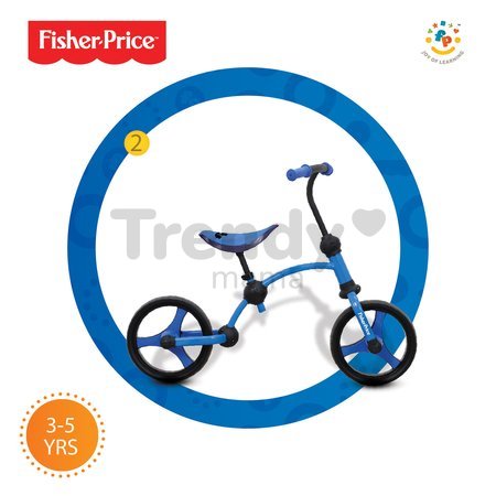 Balančné odrážadlo Fisher-Price Running Bike 2v1 smarTrike modro-čierne od 24 mes