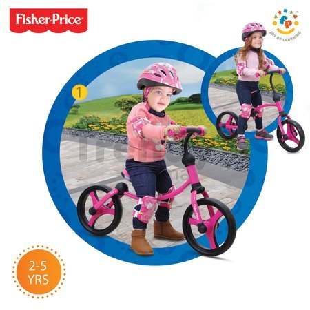 Balančné odrážadlo Fisher-Price Running Bike 2v1 smarTrike ružovo-čierne od 24 mes