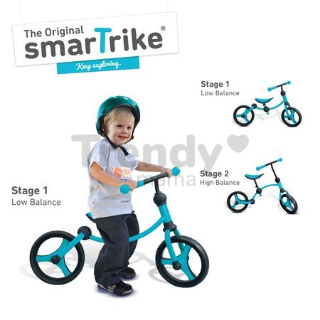 Balančné odrážadlo Running Bike 2v1 smarTrike modro-čierne od 24 mes