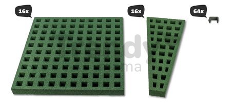 Dopadová plocha pre trampolíny s priemerom 305 cm Freezone Safety Tiles Exit Toys zatrávňovacia protišmyková ET10811000