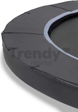 Trampolína s ochrannou sieťou Dynamic Groundlevel Exit Toys do zeme okrúhla 427 cm priemer čierna