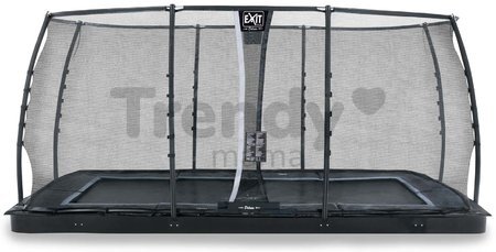 Trampolína s ochrannou sieťou Dynamic Groundlevel Exit Toys do zeme 275*458 cm čierna