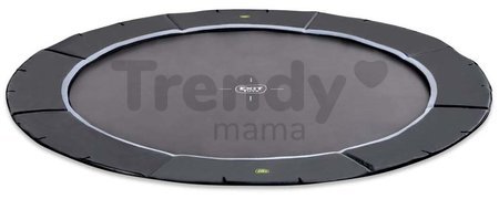 Trampolína Dynamic Groundlevel Sports Exit Toys do zeme okrúhla 366 cm priemer čierna