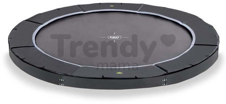 Trampolína Dynamic Groundlevel Sports Exit Toys do zeme okrúhla 366 cm priemer čierna