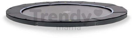 Trampolína Dynamic Groundlevel Sports Exit Toys do zeme okrúhla 366 cm priemer čierna