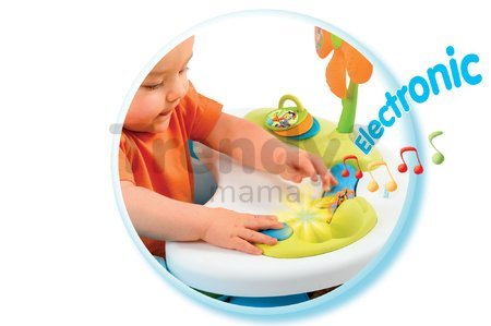 Nafukovacie kreslo Cotoons Cosy Seat Smoby s didaktickým stolom modré od 6 mes