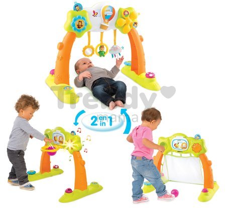 Hrazda 2v1 Arch Cotoons Smoby elektronická s futbalom a basketbalom od 3 mes