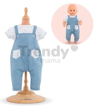 Oblečenie T-shirt & Overall Corolle pre 30 cm bábiku od 18 mes