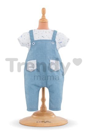 Oblečenie T-shirt & Overall Corolle pre 30 cm bábiku od 18 mes