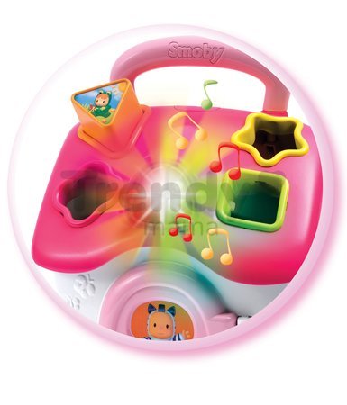 Didaktický domček Cotoons Smoby vkladací so zvukom a svetlom modrý od 12 mes