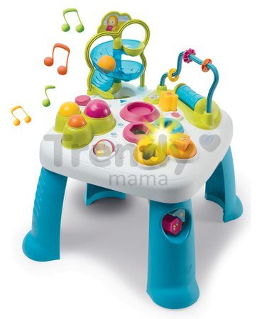 Didaktický stôl Activity Table Cotoons Smoby so zvukom svetlom a mnohými funkciami od 12 mes