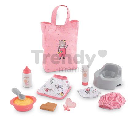 Doplnky pre bábiku Large Accessories Set Corolle v plátenej taške pre 30 cm bábiku od 18 mes