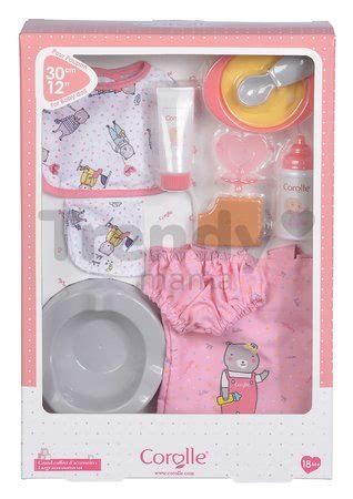 Doplnky pre bábiku Large Accessories Set Corolle v plátenej taške pre 30 cm bábiku od 18 mes