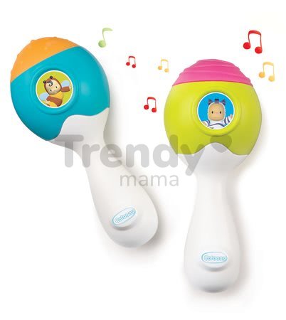 Hudobné nástroje elektronické Cotoons Smoby ukulele cymbal a maracas