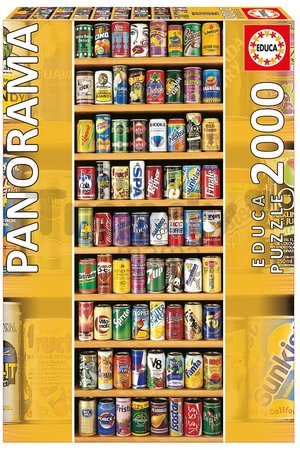 Puzzle Panorama Soft Cans Educa 2000 dielov