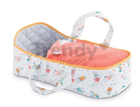 Prenosná textilná postieľka Carry Bed Coral Mon Premier Poupon Bébé Corolle pre 30 cm bábiku od 18 mes