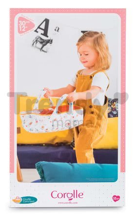 Prenosná textilná postieľka Carry Bed Coral Mon Premier Poupon Bébé Corolle pre 30 cm bábiku od 18 mes