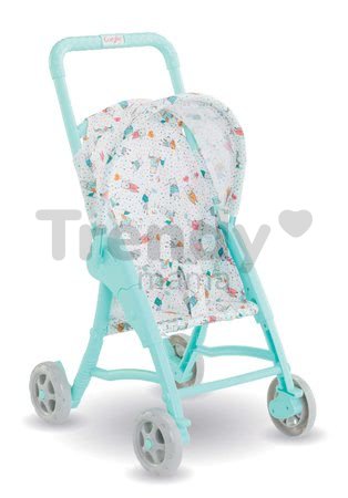 Kočík Stroller Mint Mon Grand Poupon Corolle so sklápacou strieškou pre 30 cm bábiku od 18 mes