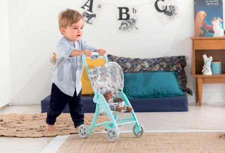 Kočík Stroller Mint Mon Grand Poupon Corolle so sklápacou strieškou pre 30 cm bábiku od 18 mes