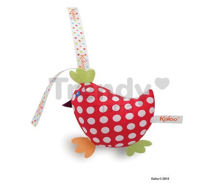 Plyšové kuriatko Colors-Mini Musicals Kaloo 12 cm pre najmenších bodkované