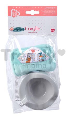Nočník s utierkami Potty & Baby Wipe Corolle pre 30 cm bábiku 2 doplnky od 18 mes