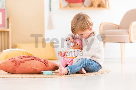 Obedová súprava s podbradníkom Mealtime Set Corolle pre 30 cm bábiku 5 doplnkov od 18 mes