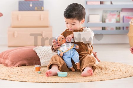 Obedová súprava s podbradníkom Mealtime Set Corolle pre 30 cm bábiku 5 doplnkov od 18 mes