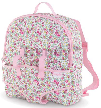 Batoh s klokankou Floral Corolle pre 30 cm bábiku nastaviteľné ramienka