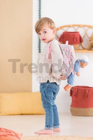 Batoh s klokankou Floral Corolle pre 30 cm bábiku nastaviteľné ramienka