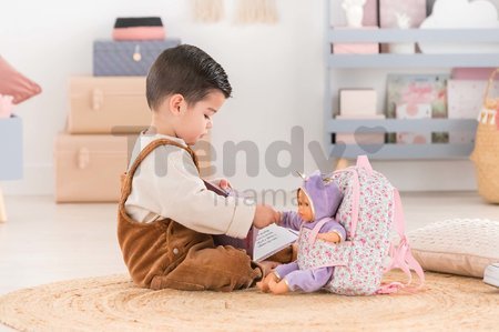 Batoh s klokankou Floral Corolle pre 30 cm bábiku nastaviteľné ramienka