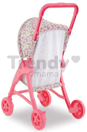 Športový kočík so sklápacou strieškou Stroller Floral Corolle pre 30 cm bábiku od 18 mes