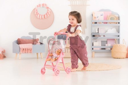 Športový kočík so sklápacou strieškou Stroller Floral Corolle pre 30 cm bábiku od 18 mes