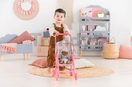 Športový kočík so sklápacou strieškou Stroller Floral Corolle pre 30 cm bábiku od 18 mes