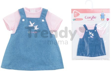 Oblečenie Dress Pink Sailor Bords de Loire Mon Premier Poupon Corolle pre 30 cm bábiku od 18 mes