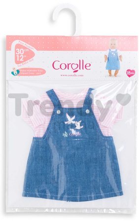Oblečenie Dress Pink Sailor Bords de Loire Mon Premier Poupon Corolle pre 30 cm bábiku od 18 mes