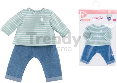 Oblečenie Pants & T-Shirt Sailor Bords de Loire Mon Premier Poupon Corolle pre 30 cm bábiku od 18 mes