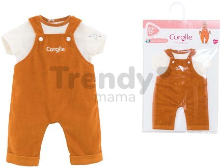 Oblečenie Velvet Overalls & T-Shirt Bords de Loire Mon Premier Poupon Corolle pre 30 cm bábiku od 18 mes