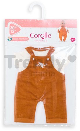 Oblečenie Velvet Overalls & T-Shirt Bords de Loire Mon Premier Poupon Corolle pre 30 cm bábiku od 18 mes