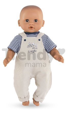 Oblečenie T-Shirt & Ecru Overalls Loire Riverside Mon Premier Poupon Corolle pre 30 cm bábiku od 18 mes