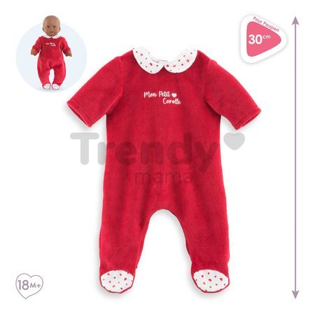 Oblečenie Pajamas Heart Petals Mon Premier Poupon Corolle pre 30 cm bábiku od 18 mes