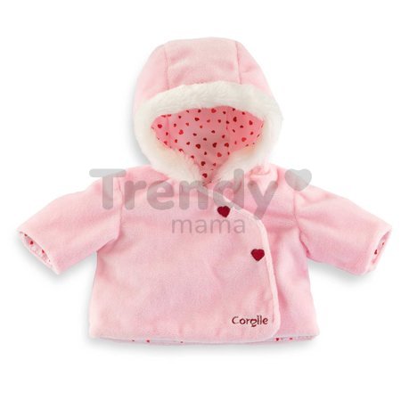 Oblečenie Coat Heart Petals Mon Premier Poupon Corolle pre 30 cm bábiku od 18 mes