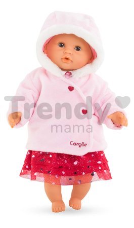 Oblečenie Coat Heart Petals Mon Premier Poupon Corolle pre 30 cm bábiku od 18 mes
