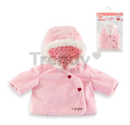 Oblečenie Coat Heart Petals Mon Premier Poupon Corolle pre 30 cm bábiku od 18 mes