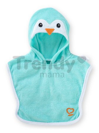 Župan pre bábiku Bathcape Penguin Mon Premier Poupon Corolle pre 30 cm bábiku od 18 mes