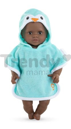 Župan pre bábiku Bathcape Penguin Mon Premier Poupon Corolle pre 30 cm bábiku od 18 mes