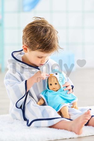Župan pre bábiku Bathcape Penguin Mon Premier Poupon Corolle pre 30 cm bábiku od 18 mes