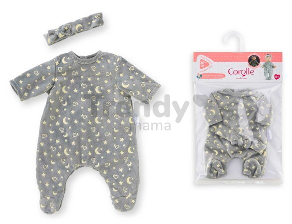 Pyžamo pre bábiku Pajamas & Headband Glow in the Dark Mon Premier Poupon Corolle pre 30 cm bábiku od 18 mes