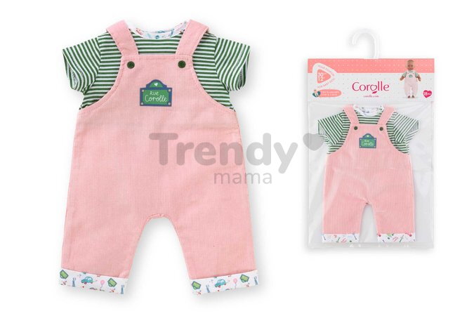 Tričko a overal pre bábiku T-shirt & Overall A Weekend in Paris Mon Premier Poupon Corolle pre 30 cm bábiku od 18 mes