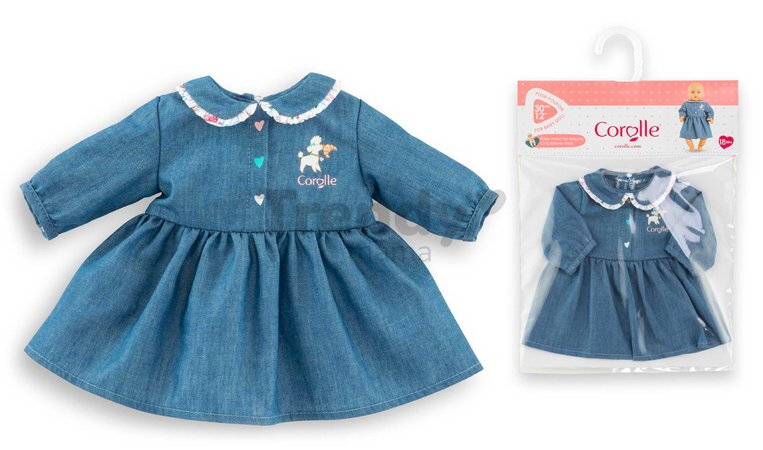 Šaty pre bábiku Dress A Weekend in Paris Mon Premier Poupon Corolle pre 30 cm bábiku od 18 mes