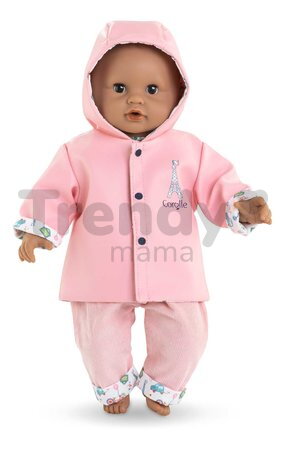 Pršiplášť pre bábiku Reversible Rain Coat A Weekend in Paris Mon Premier Poupon Corolle pre 30 cm bábiku od 18 mes